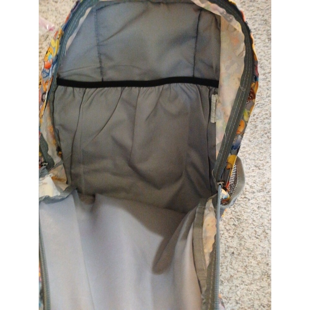 JANSPORT TRANS Colorful EMOJI DOUBLE-BIG-POCKET BACKPACK Hiking School Book Bag - Picture 5 of 7